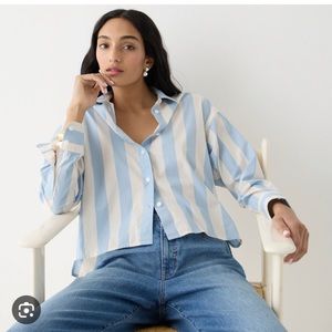 J Crew Striped Top
